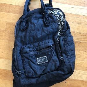 Marc by Marc Jacobs black nylon backpack